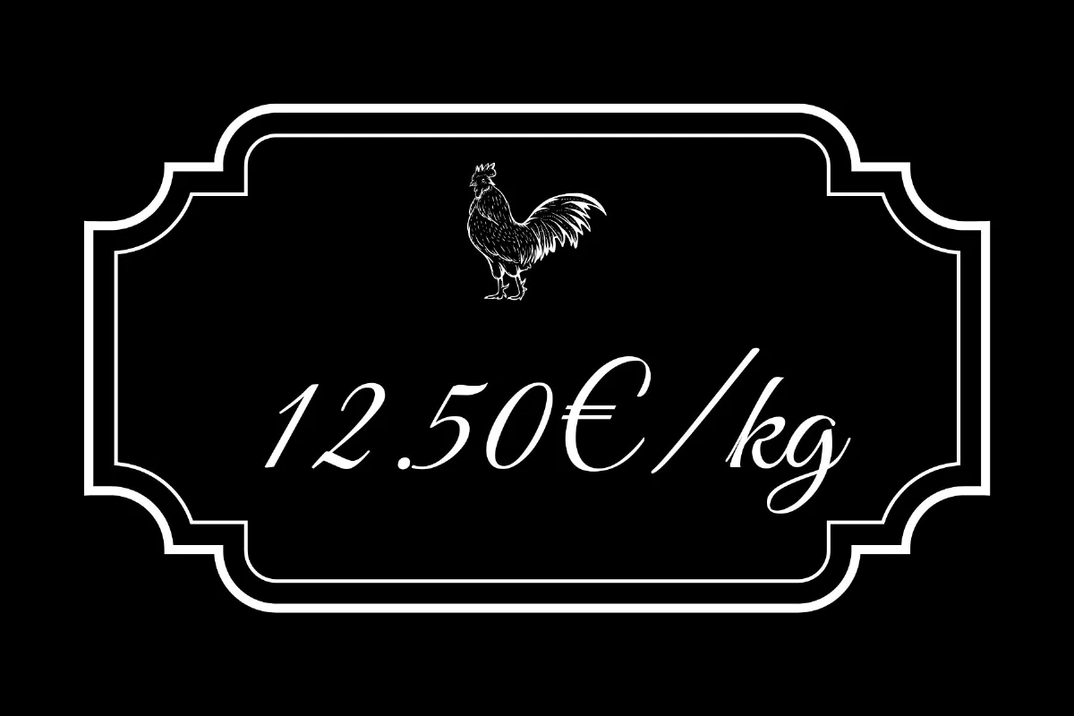 Canard demi sauvage 1.2kg