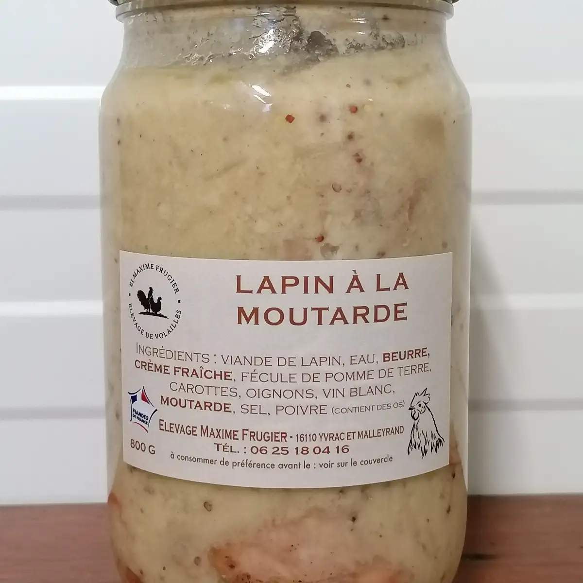 Lapin à la moutarde