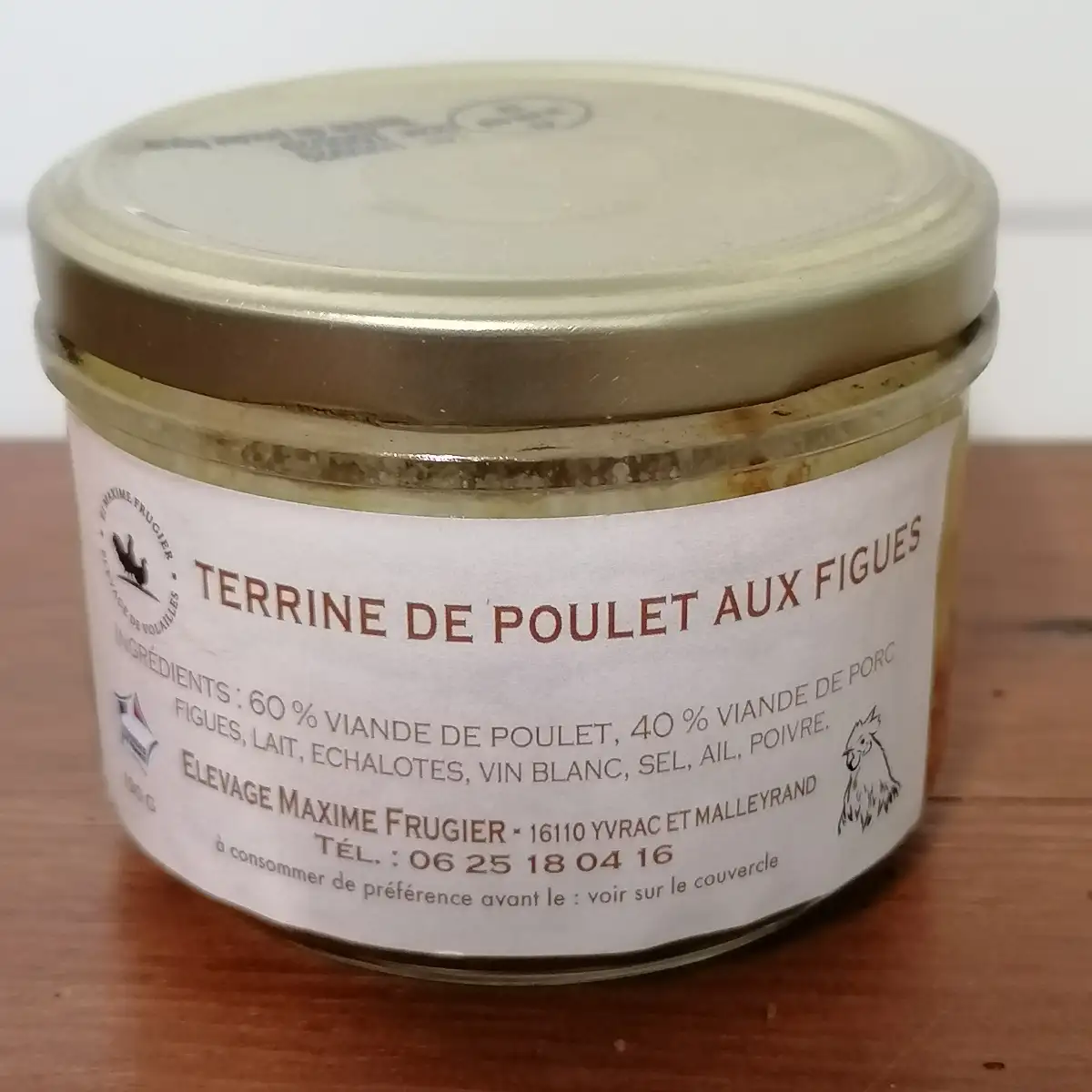 Terrine de poulet aux figues