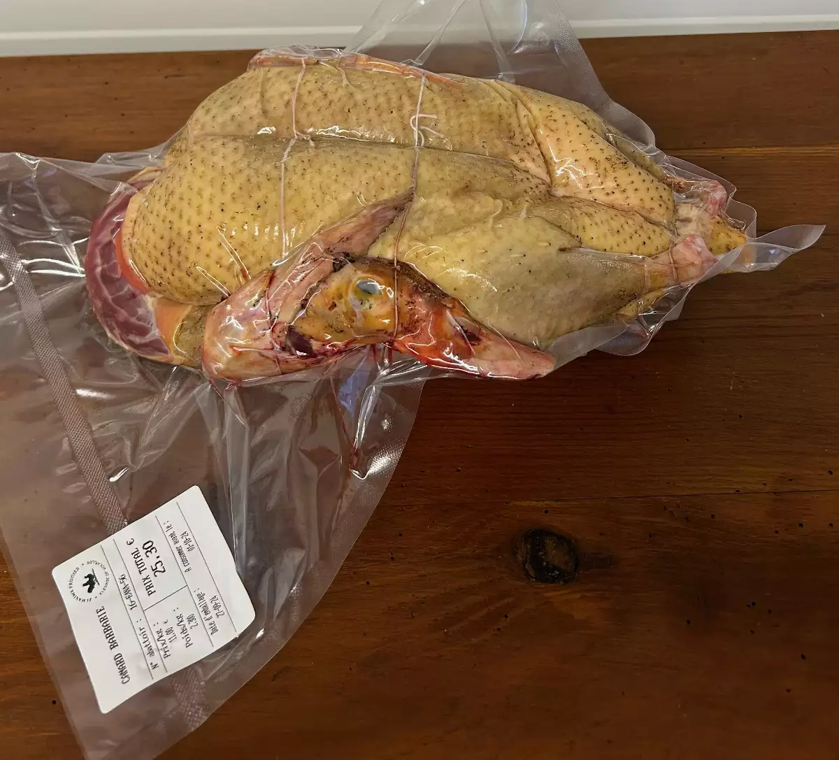 Canard de barbarie 1.8kg